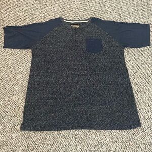 Hudson & Barrow Gray/Blue Polo Style Shirt